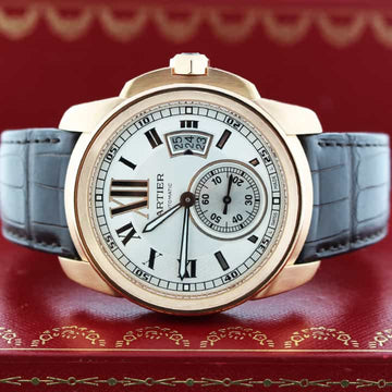 Cartier Calibre de Cartier 18K Rose Gold 42mm Automatic Mens Watch W7100009