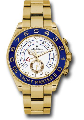 Rolex Yellow Gold Yacht-Master II 44 Watch - White Dial