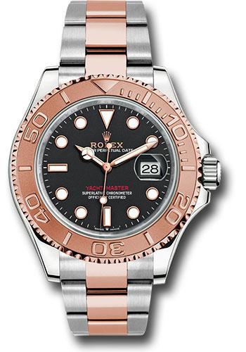 Rolex Steel and Everose Gold Yacht-Master 40 Watch - Black Dial - 3235 Movement