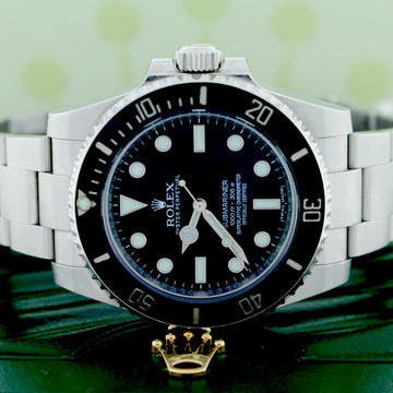 Rolex Submariner Black Dial 40MM Ceramic Bezel Automatic Stainless Steel Oyster Mens Watch 114060