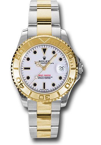 Rolex Steel and Yellow Gold Yacht-Master 35 Watch - White Dial