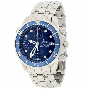 Omega Seamaster Chronograph James Bond 42MM Blue Dial Stainless Steel Automatic Watch 2225.80.00