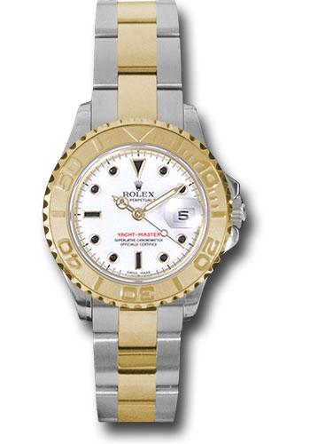 Rolex Steel and Yellow Gold Lady Yacht-Master 29 Watch - White Dial