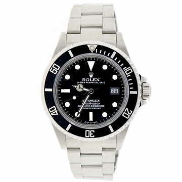 Rolex Sea-Dweller 40mm Black Bezel Automatic Stainless Steel Mens Watch 16600