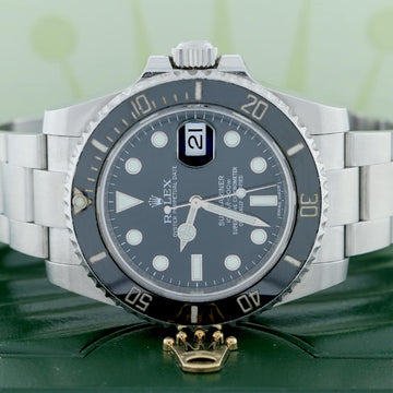 Rolex Submariner Date Ceramic Bezel Black Dial 40MM Automatic Stainless Steel Mens Watch 116610