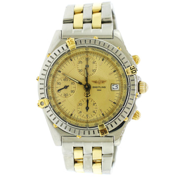 Breitling Chronomat Yellow Gold/Stainless Steel 39mm Automatic Mens Watch B13050.1