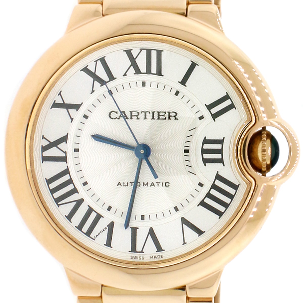 Cartier Ballon Bleu Midsize 18K Pink Gold 36MM Automatic Watch