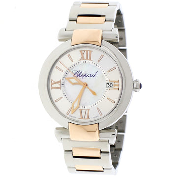 Chopard Imperiale 2-Tone 18K Rose Gold & Stainless Steel Factory Mother of Pearl Dial 36MM Watch 388532-6002