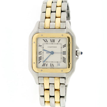 Cartier PanthÃ©re Midsize Date 2-Tone 18K Yellow Gold & Stainless Steel 26MM Ladies Watch 187949