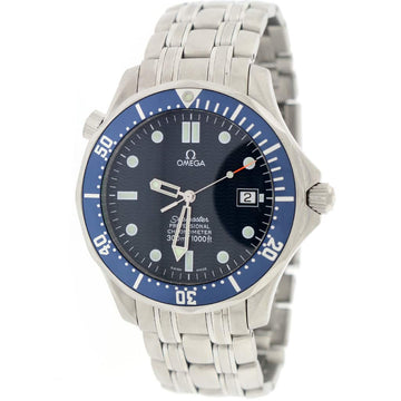 Omega Seamaster ''007'' Professional 41MM Blue Dial Stainless Steel Automatic Mens Watch 212.30.41.20.03.001