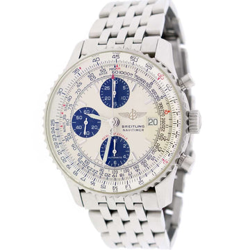 Breitling Navitimer Fighters 42MM Chronograph Cream Dial Automatic Stainless Steel Mens Watch A13330