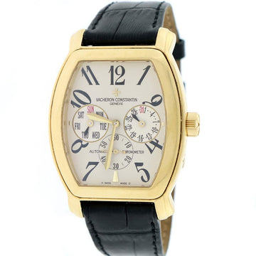 Vacheron Constantin Royal Eagle 18K Yellow Gold Day-Date Original Roman Dial Chronograph 35MM Automatic Mens Watch 11690