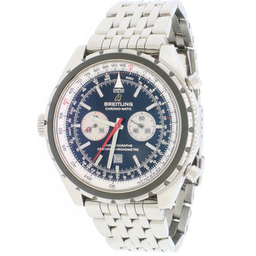 Breitling Chrono-Matic 44MM Automatic Chronograph Stainless Steel Mens Watch A41360