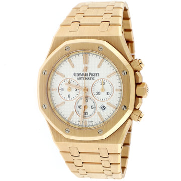 Audemars Piguet Royal Oak 18K Rose Gold 41MM Index Dial Chronograph Automatic Mens Watch 26320OR.OO.1220OR.02
