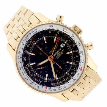 Breitling Navitimer World 18K Rose Gold Special Edition Automatic Mens Watch H24322