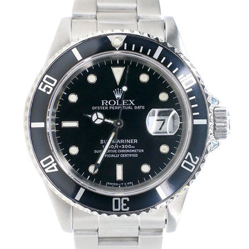 Rolex Submariner 40MM Black Dial Stainless Steel Oyster Watch/Box/Papers/16610