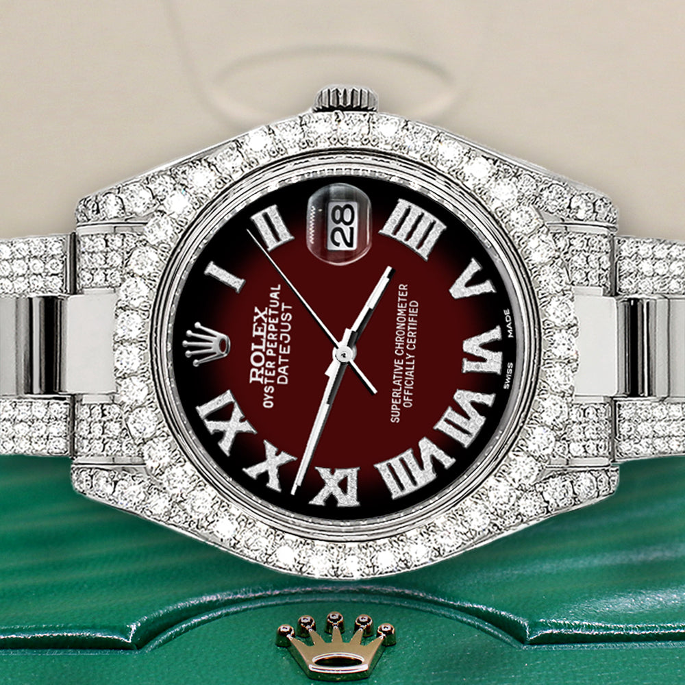 Maroon rolex discount