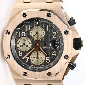 Audemars Piguet Royal Oak Offshore Rose Gold 42MM Chronograph Watch Box Papers 26470OR.OO.A125CR.01