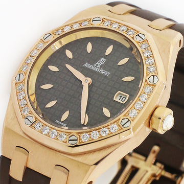 Audemars Piguet Royal Oak Lady 33MM Rose Gold Watch w/Box and Papers