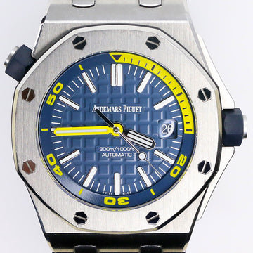 Audemars Piguet Royal Oak Offshore Diver Blue Dial Watch Box Papers 15710ST.OO.A027CA.01