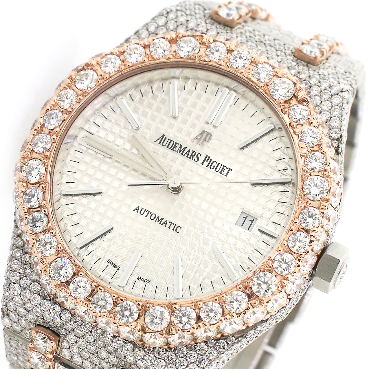 Audemars piguet royal on sale oak iced out