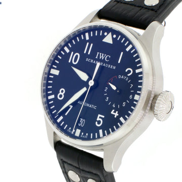 IWC Big Pilot's 7-Day Power Reserve 46MM Black Dial Automatic Stainless Steel Mens Watch IW500401