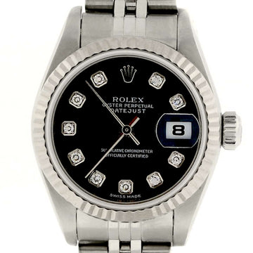 Rolex Datejust Ladies Original Diamond Dial 26MM Automatic Stainless Steel Jubilee Watch 79174