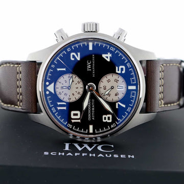 IWC Pilot's Antoine de Saint Exupery Chronograph Automatic Stainless steel Mens Watch IW387806