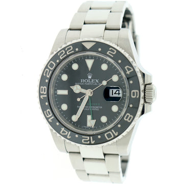 Rolex GMT-Master II Black Ceramic Bezel 40MM Automatic Stainless Steel Mens Oyster Watch 116710