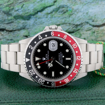 Rolex GMT-Master II Coke Bezel 40MM Black Dial Automatic Stainless Steel Mens Watch 16710