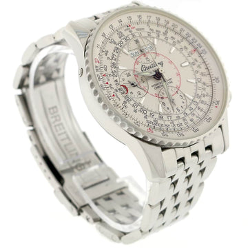 Breitling Navitimer Montbrillant Datora Calendar GMT Ivory Dial Chronograph 43MM Automatic Mens Watch A21330