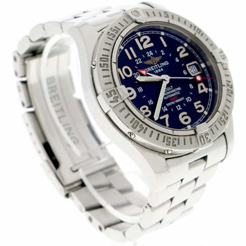 Breitling Colt GMT Black Concentric Arabic Dial 41MM Automatic Stainless Steel Mens Watch A32350