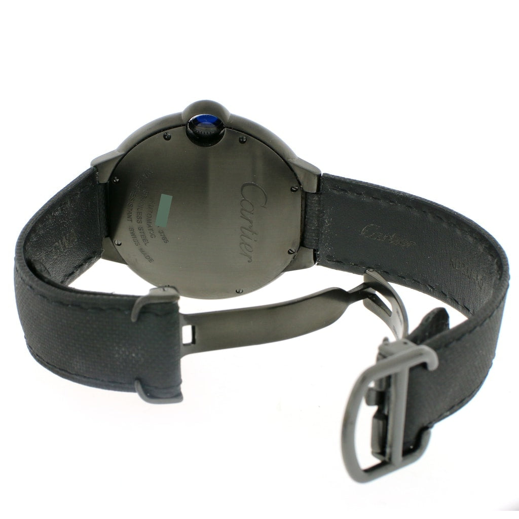 Cartier Ballon Bleu Carbon Large Black Roman Dial 42MM Automatic ADLC