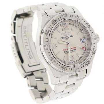 Breitling Colt Oceane 33MM Factory Silver Stick Dial Stainless Steel Ladies Watch A77380