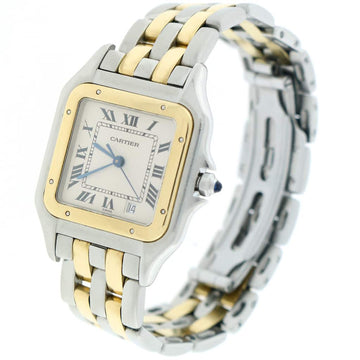 Cartier PanthÃ©re Midsize Date 2-Tone 18K Yellow Gold & Stainless Steel 26MM Ladies Watch 187949