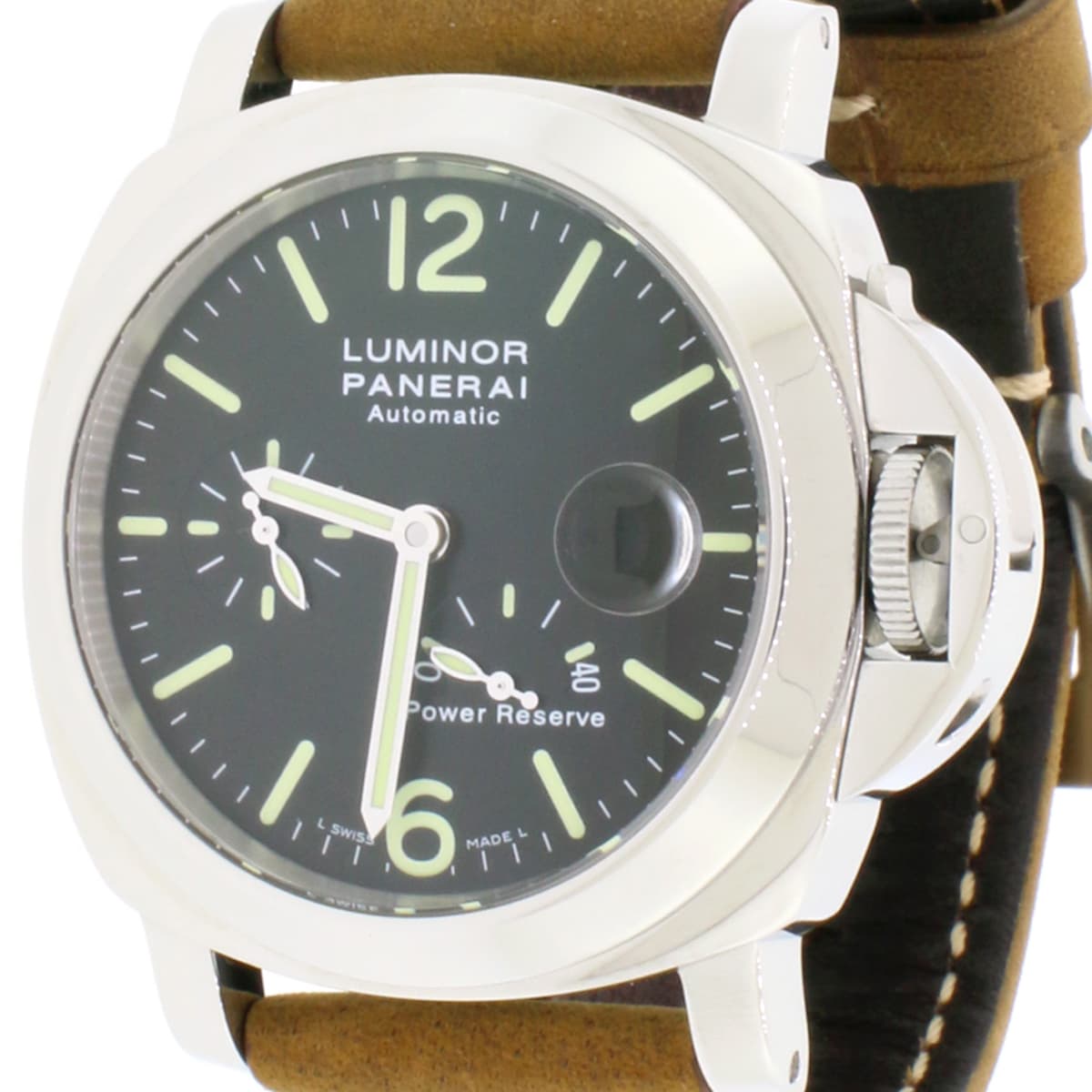 Panerai Luminor Power Reserve 44MM Automatic Stainless Steel Mens Watc