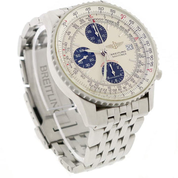 Breitling Navitimer Fighters 42MM Chronograph Cream Dial Automatic Stainless Steel Mens Watch A13330