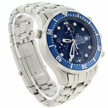 Omega Seamaster Chronograph James Bond 42MM Blue Dial Stainless Steel Automatic Watch 2225.80.00