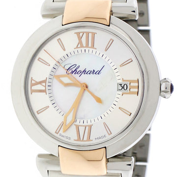 Chopard Imperiale 2-Tone 18K Rose Gold & Stainless Steel Factory Mother of Pearl Dial 36MM Watch 388532-6002