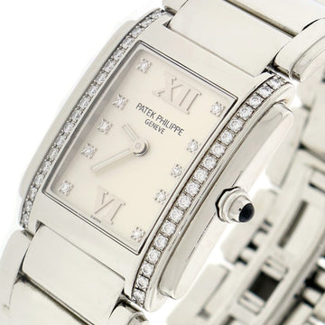 Patek Philippe Twenty-4 Factory Diamond Bezel & Diamond Dial Stainless Steel Ladies Watch 4910-10A-011