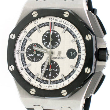 Audemars Piguet Royal Oak Offshore Steel/Ceramic Chronograph 42MM Automatic Mens Watch Box Papers 26400SO.OO.A002CA.01