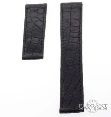 Cartier Alligator Leather Black 18.45mm Watch Strap Ref. KD1LZE24