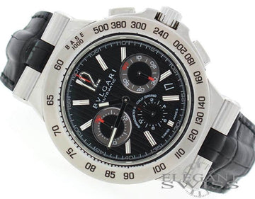 Bvlgari Diagono Pro Terra Chronograph 42MM Stainless Steel Automatic Mens Watch DP42SCH