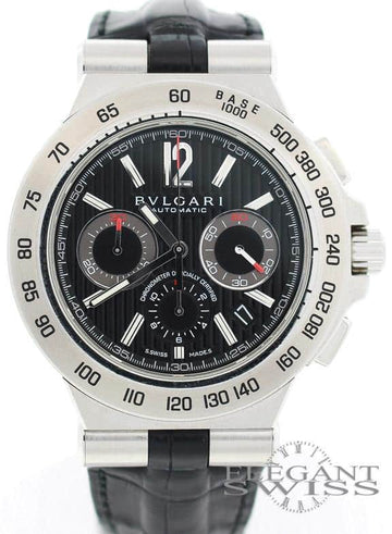 Bvlgari Diagono Pro Terra Chronograph 42MM Stainless Steel Automatic Mens Watch DP42SCH