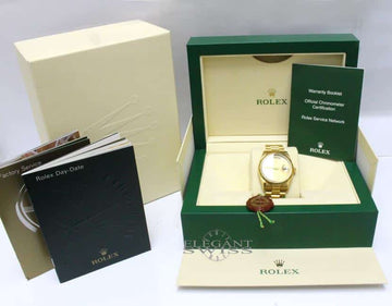 Rolex President Day-Date 18K Yellow Gold 36MM Automatic Mens Watch 118238