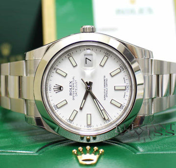 Rolex Datejust II 41MM Automatic Stainless Steel Mens Watch 116300