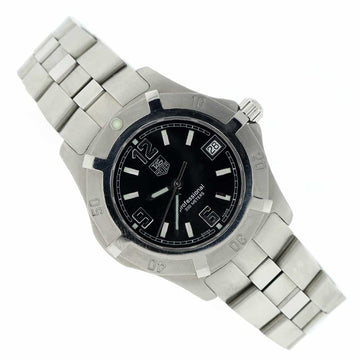 Tag Heuer Professional 38MM Black Dial Stainless Steel Mens Watch WN1110.BA0332