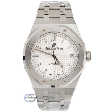 Unworn Audemars Piguet Royal Oak 37mm Silver Dial Steel Watch Box Papers 15450ST.OO.1256ST.01