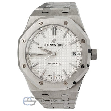 Audemars Piguet Royal Oak 37mm Silver Dial Steel Watch Box Papers 15450ST.OO.1256ST.01