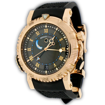 Breguet Marine Royale Alarm Rose Gold 45mm Automatic Mens Watch 5847BR/32/5ZV